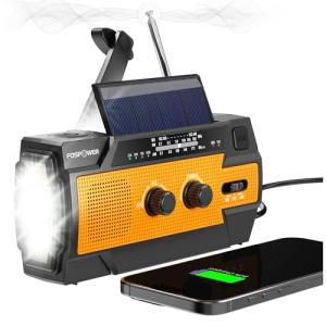 FosPower Emergency Weather Radio with Power Bank
