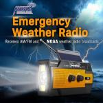 FosPower Emergency Weather Radio with Power Bank