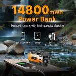 FosPower Emergency Weather Radio with Power Bank