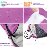 tuphen- Sleeping Bags for Adults Kids Boys Girls Backpacking Hiking Camping Microfiber Liner, Cold Warm Weather 4 Seasons Winter, Fall, Spring, Summer, Indoor Outdoor Use, Lightweight & Waterproof