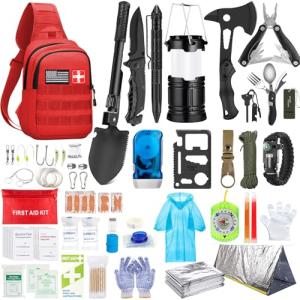 Ultimate 151-Piece Emergency Survival Gear Kit
