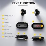 SINORISE Super Mini Walkie Talkies Two Way Radio Portable FM Transceiver for Restaurants,Out Door Sport Supermarket Hospital Tourism,3 Pack