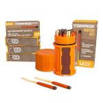 UCO Stormproof, Waterproof & Windproof Match Kit with 4 Packs of Refill Matches