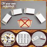 60 Pcs Blank Matches Containers DIY No Match Holder Blank Match Storage Boxes for Guests Wedding Bridal Shower Baby Shower Halloween Party Favor(White,2.24 x 1.42 x 0.59 Inches)