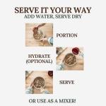 360 Pet Nutrition Freeze-Dried Raw Dog Food, High Protein, Complete Balanced Meal with Beef, Chicken,Organs, Whitefish, Omega-3, Fruit&Veg, Superfoods, No Fillers, 16oz Food/Bites/Kibble (Multi Meat)