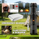 2025 New Survival Kit Advent Calendar for Adults Men Teen, Christmas Countdown Calendar, 2025 Xmas Surprise Gift for Outdoor Fishing Camping Hunting Enthusiasts, for Men