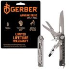 Gerber Gear Armbar Drive 8-in-1 Pocket Knife EDC Multitool with Screwdriver, 2.5" Blade, Onyx