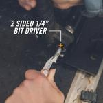 Gerber Gear Armbar Drive 8-in-1 Pocket Knife EDC Multitool with Screwdriver, 2.5" Blade, Onyx