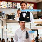 Retevis RT22P,New Version of RT22(2.0),Rechargeable Walkie Talkies for Adults,Compact FRS Two-Way Radios,VOX Handsfree,1620mAh Large Battery,USB C Charger,2 Way Radio for Small Store Hotel(4 Pack)