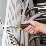 Klein Tools 32500MAG Magnetic Multi-Bit Screwdriver / Nut Driver, 11-in-1 Multi Tool with 8 Bits, 3 Nut Driver Sizes, Cushion Grip Handle