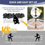 VINGLI 10x20 ft Pop Up Canopy Tent with Sides