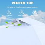 Durable 10'x10' Pop-up Canopy Tent with Sidewall