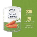 Augason Farms Dehydrated Diced Carrots - 216 Servings