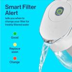 Brita Metro Water Filter Pitcher with SmartLight Change Indicator, BPA-Free, Replaces 1,800 Plastic Water Bottles a Year, Lasts Two Months, Includes 1 Filter, Small - 6-Cup Capacity, Fiery Red