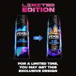 AXE Fine Fragrance Collection Premium Deodorant Body Spray for Men Blue Lavender with 72H Odor Protection and Freshness Infused with Lavender, Mint, and Amber Essential Oils 4 oz