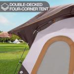 CAMEL CROWN 5/6 Person Tent Waterproof Lightweight Portable Backpacking Tent for Outdoor Camping Hiking