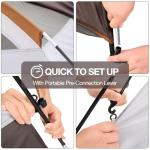 CAMEL CROWN 5/6 Person Tent Waterproof Lightweight Portable Backpacking Tent for Outdoor Camping Hiking