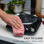 OVENTE 1000W Electric Single Burner Cooktop