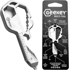 Geekey Keychain Multi-Tool with 16 Functions