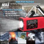 NITIGO NOAA Emergency Weather Radio with Solar Charging