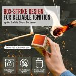 Extra Long Heavy-Duty Safety Matches - 150 Count