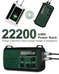 Hand Crank Emergency Radio with Flashlight & Charger