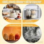 BIGIVACA 16 oz Wide Mouth Mason Jars, 12 Pack Overnight Oats Containers with Lids - Fruit Carved Design Glass Canning Jars for Food Storage, Preserving, Pickling, Meal Prep, DIY Crafts and Home Decor