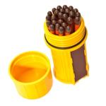 UCO Stormproof Match Kit with Waterproof Case, 25 Stormproof Matches and 3 Strikers - Yellow
