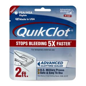 QuikClot Gauze for Emergency Survival Kits