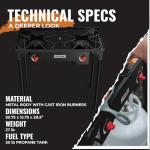 Gas One Dual Burner High Pressure Camp Stove