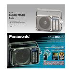 Panasonic Battery Operated AM/FM Portable Radio