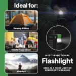 Greeshow Electric Portable Water Filter Camping with Solar Panel/Hand Crank/USB Charging/Emergency Light for Survival Hiking Backpacking Travel Outdoor, Phone Charger, GS-2811, 0.01 Micron 5-Stage