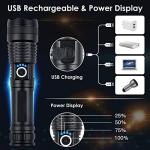 Ultra Bright Rechargeable LED Flashlight with 5 Modes