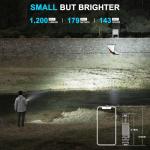 WUBEN C3 1200 Lumens Rechargeable Tactical Flashlight