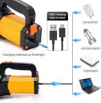 High Lumens Rechargeable LED Spotlight Flashlight