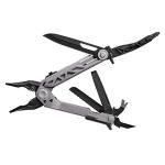 Gerber Gear Center-Drive Multitool - Includes 3.25” Outboard Knife, Pliers, Pry Bar, Bottle Opener & Awl - Comes with Bit Set & Sheath - Silver & Black