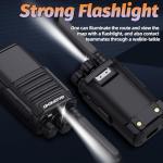 Rechargeable Walkie Talkies for Adults,Baofeng BF-V8 FRS Radios Long Range Walkie Talkie Walky Talky Family Two Way Radio USB-C 1500mAh Battery Flashlight for Hiking Camping Trip(2 Pack)