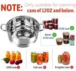 Canning Pot-Canning supplies starter kit, Stainless Steel Canning Tool Kit, Water bath canner with rack for canning