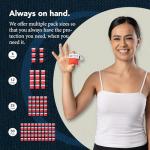 Archer MedTech CPR Face Shield for Pocket or Key Chain – Emergency Face Shield with One-Way Valve, Durable Keychain, Latex-Free Rescue Barrier for Adults, Children & Infants, First Aid & CPR - 6-Pack