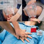 Archer MedTech CPR Face Shield for Pocket or Key Chain – Emergency Face Shield with One-Way Valve, Durable Keychain, Latex-Free Rescue Barrier for Adults, Children & Infants, First Aid & CPR - 6-Pack
