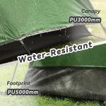 Forceatt Camping Tent 2/3/4 Person, Professional Waterproof & Windproof Lightweight Backpacking Tent Suitable for Outdoor,Hiking,Glamping, Mountaineering and Travel