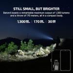 Olight Baton4 1300 Lumens Rechargeable Flashlight