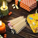 IGNITE EASE 3" Black Safety Matches 100 Count Bulk with Striker, Long Reach Wooden Matchsticks for Candles, Bathroom Decor, Fireplace, Camping, Gifts