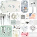 Bridal Emergency Kit for Wedding - 253+ Piece Wedding Essentials Survival Set for Team Bride, 26 Tool Types Must Haves & Portable Travel Kit with Makeup Bag for Wedding Day
