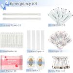 Bridal Emergency Kit for Wedding - 253+ Piece Wedding Essentials Survival Set for Team Bride, 26 Tool Types Must Haves & Portable Travel Kit with Makeup Bag for Wedding Day