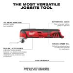 Milwaukee 12V Cordless Multi-Tool with Blades & Pads