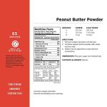 Augason Farms Peanut Butter Powder, 60 Servings