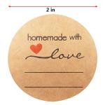 Mason Jar Labels for Jam and Jelly (500 Pack)