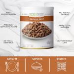 Nutristore Freeze-Dried Ground Beef - 25 Year Shelf Life