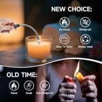 TOPKAY 4 Pack Candle Lighter,Windproof Flameless Electric Lighter Upgraded Plasma USB Rechargeable Long Arc Lighters Matches for Birthday Camping BBQ Grill Fireworks